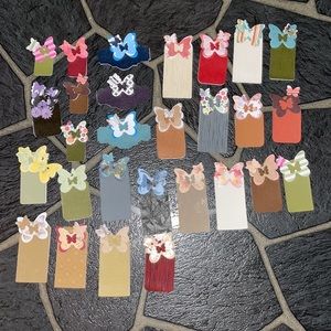Handmade large specially gift tags Butterfly double sided most